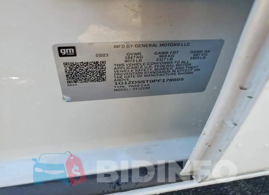 1G1ZD5ST0PF178605 Photo# 12