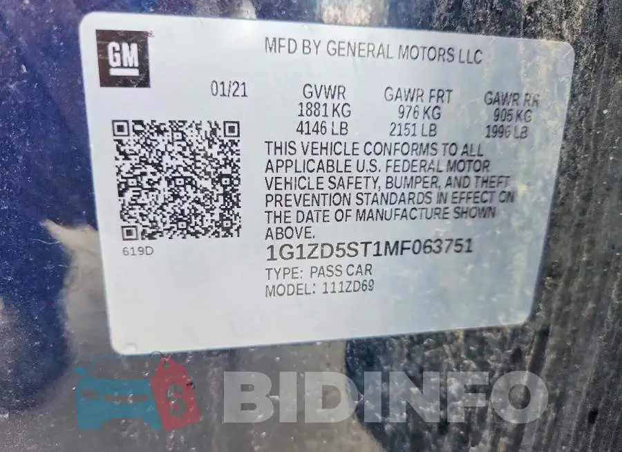 1G1ZD5ST1MF063751 Photo# 12