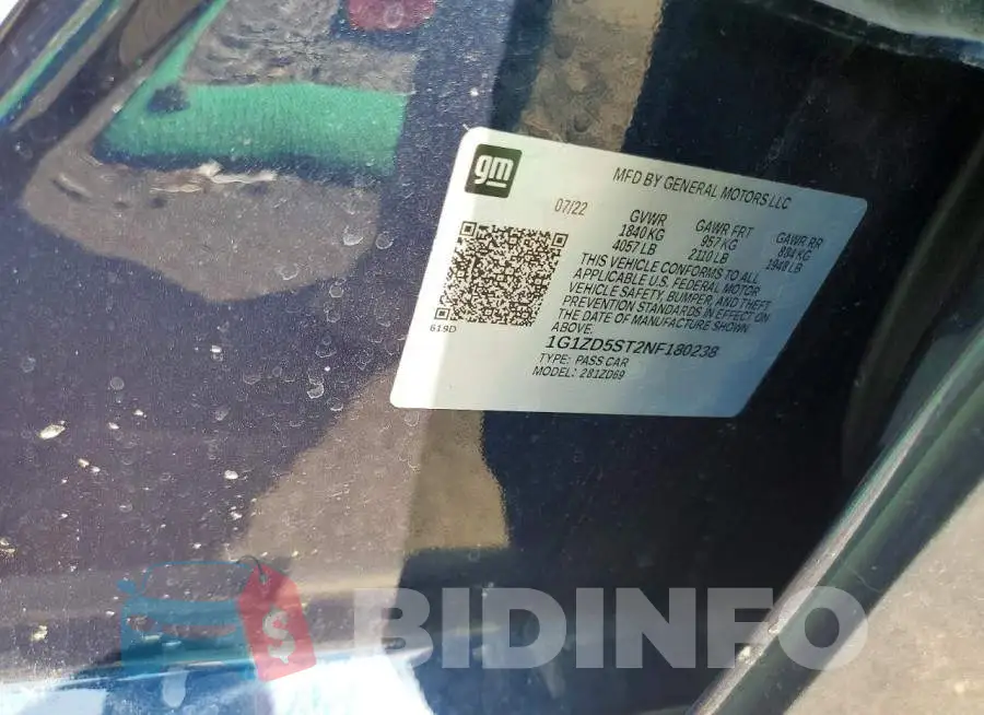1G1ZD5ST2NF180238 Photo# 12