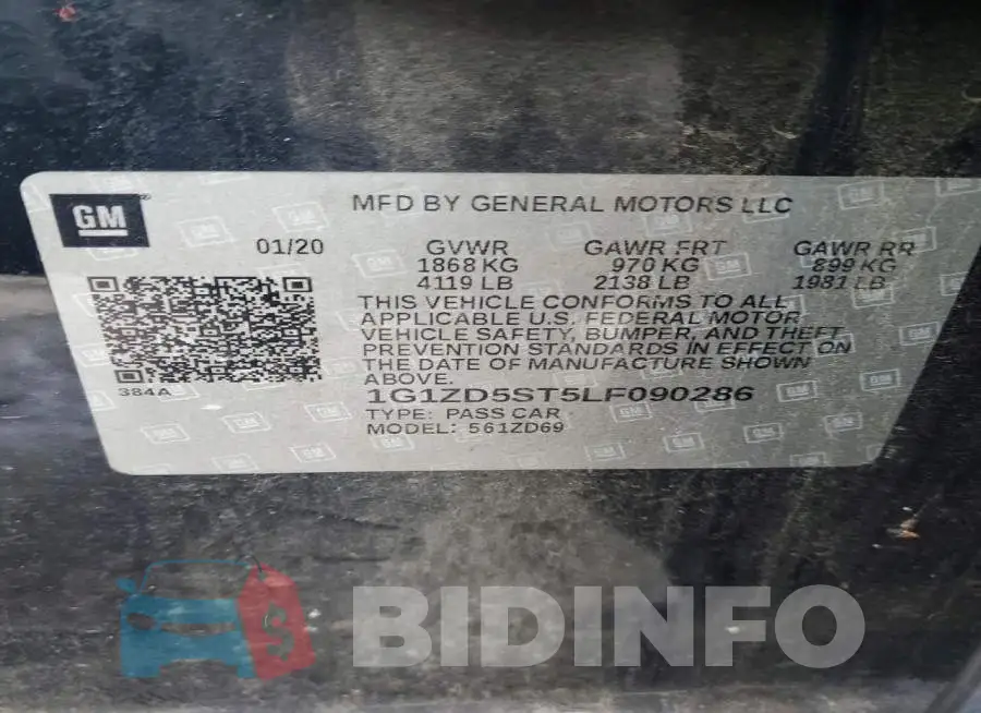 1G1ZD5ST5LF090286 Photo# 12