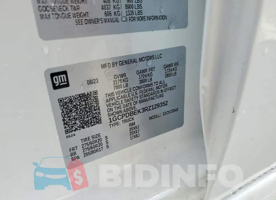 1GCPDBEK3RZ129352 Photo# 12
