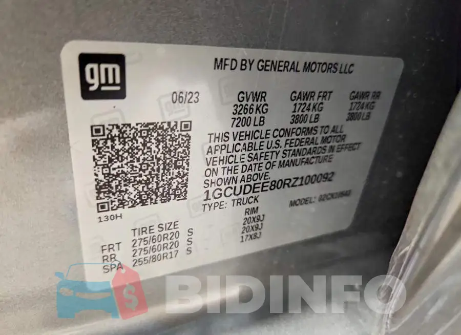 1GCUDEE80RZ100092 Photo# 12