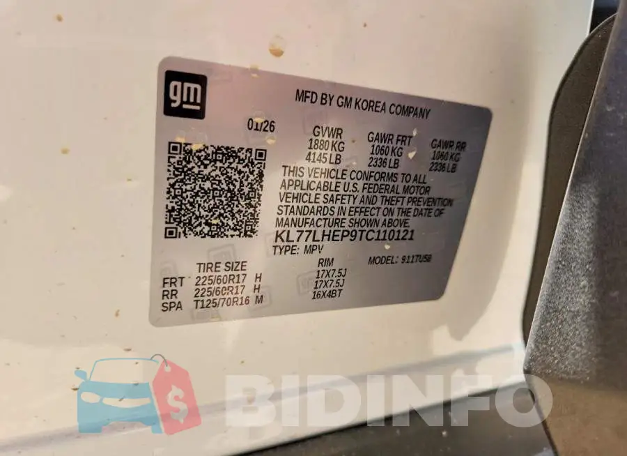 KL77LHEP9TC110121 Photo# 13
