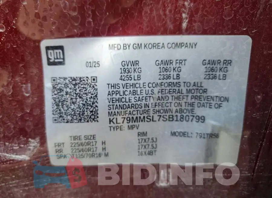 KL79MMSL7SB180799 Photo# 13
