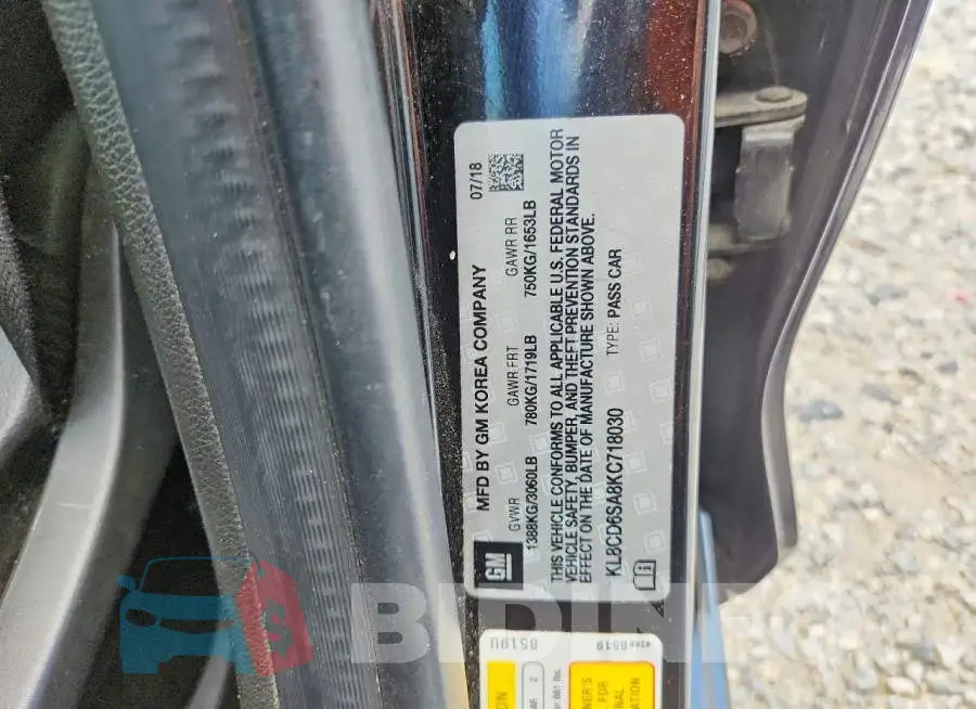 KL8CD6SA8KC718030 Photo# 13