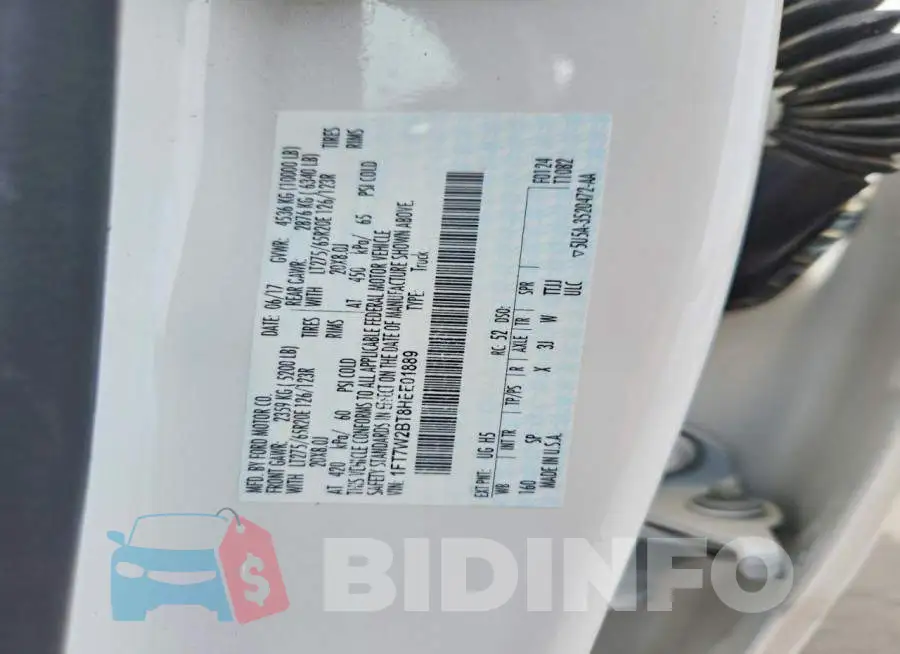 1FT7W2BT8HEE01889 Photo# 12