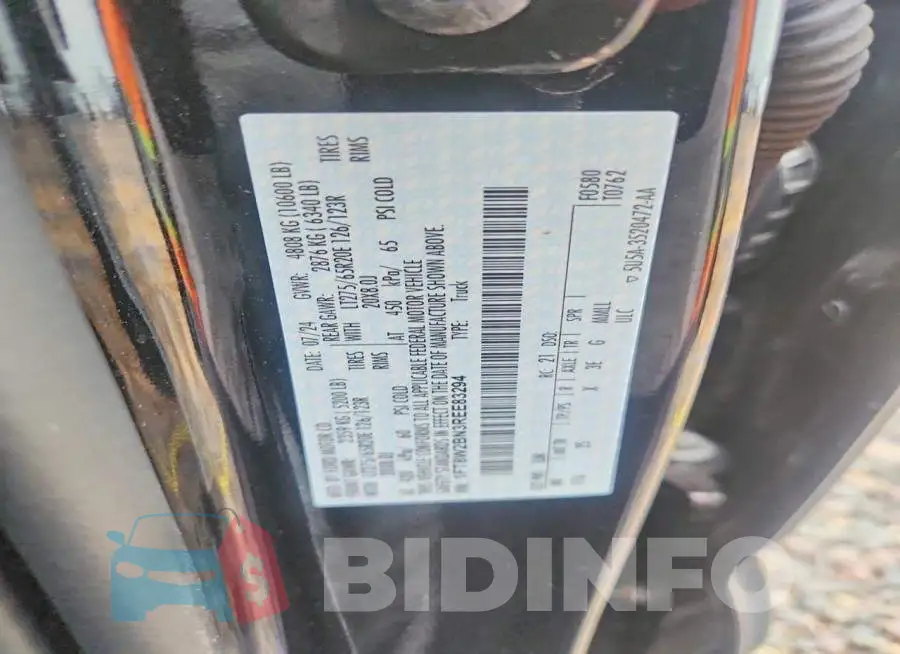 1FT8W2BN3REE83294 Photo# 12
