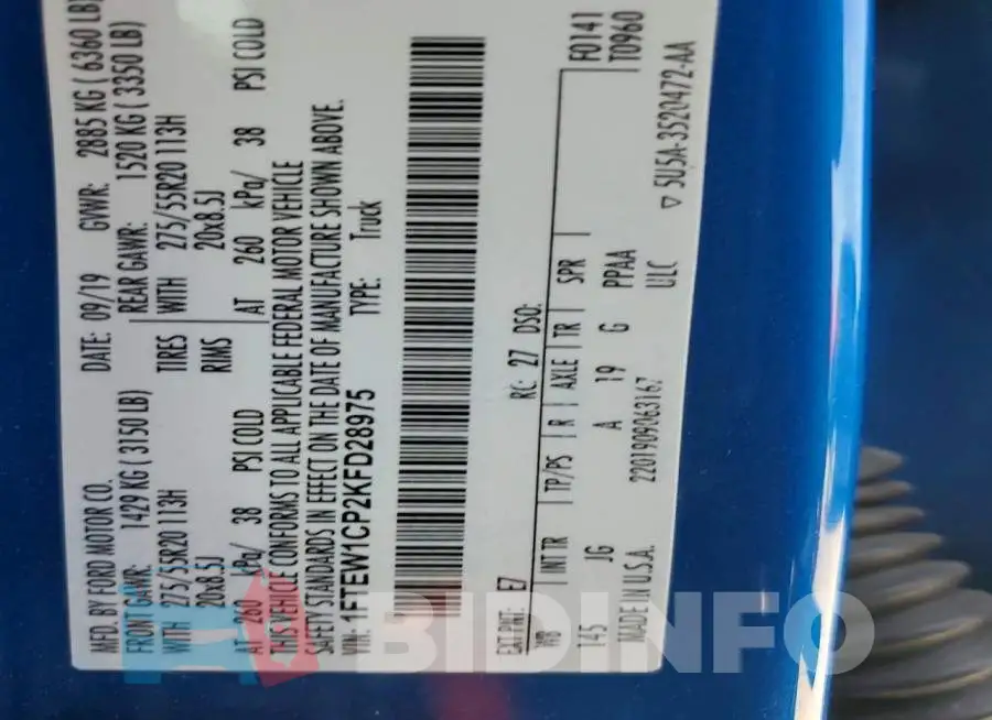 1FTEW1CP2KFD28975 Photo# 12
