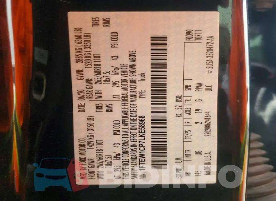 1FTEW1CP7LKE58968 Photo# 13