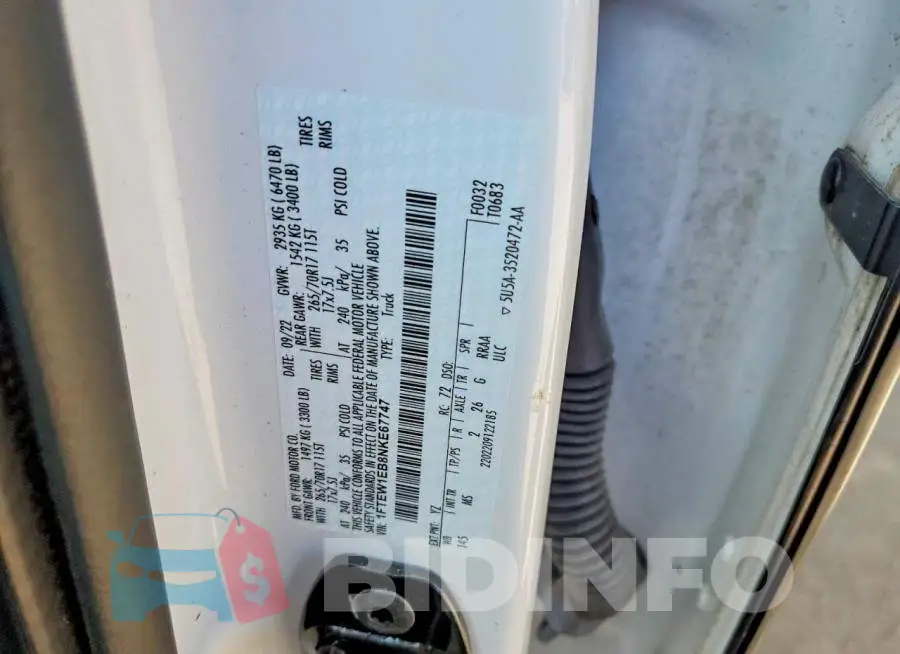 1FTEW1EB8NKE67747 Photo# 12