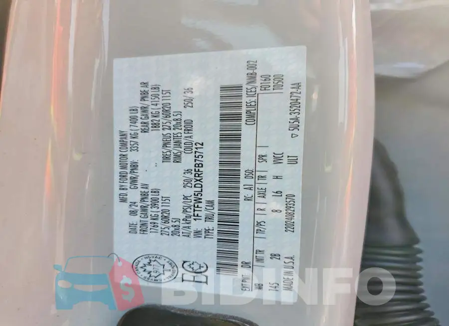 1FTFW5LDXRFB75712 Photo# 12