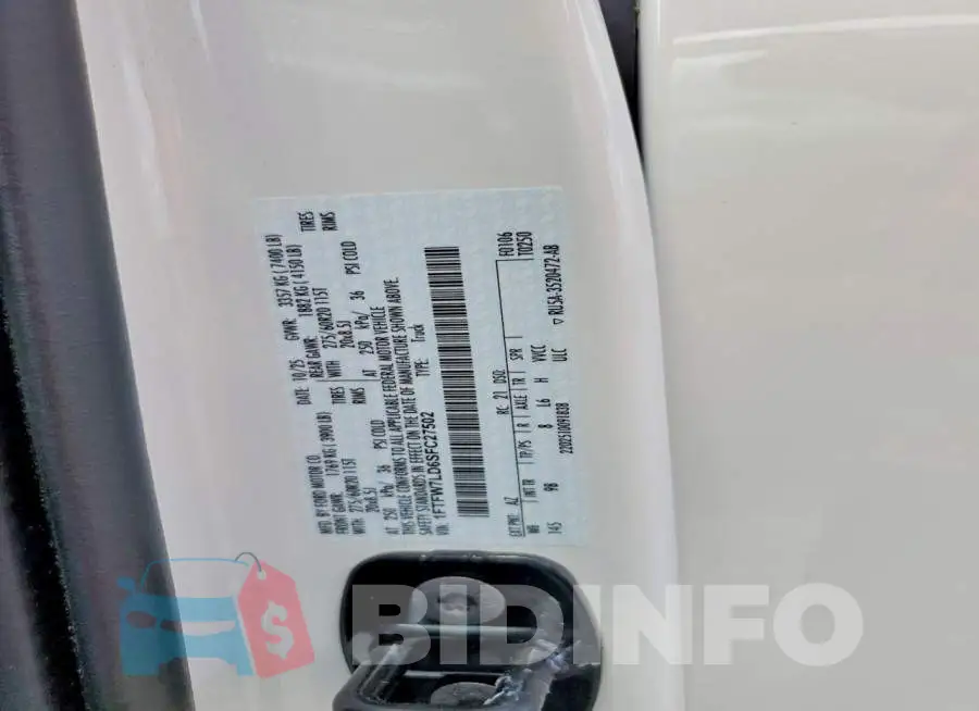 1FTFW7LD6SFC27502 Photo# 12