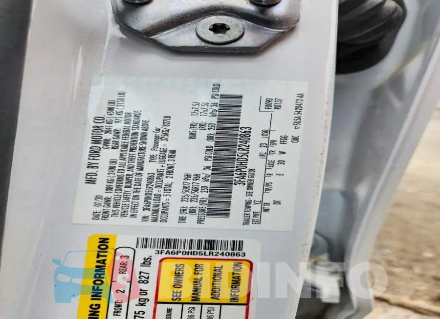 3FA6P0HD5LR240863 Photo# 12