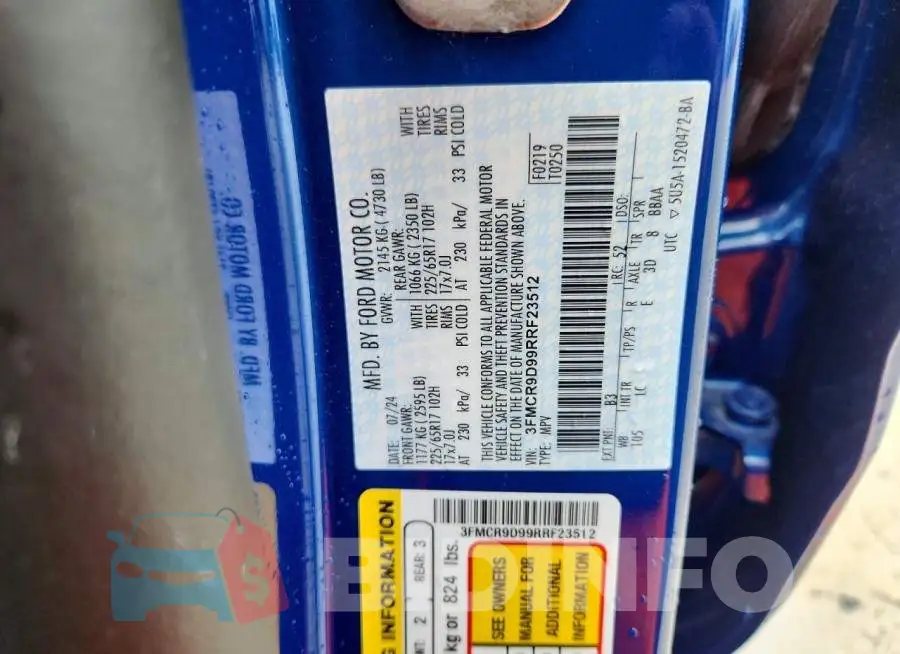 3FMCR9D99RRF23512 Photo# 13