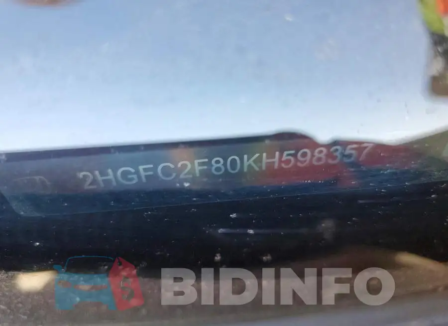 2HGFC2F80KH598357 Photo# 12