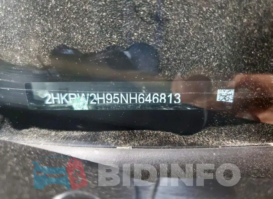 2HKRW2H95NH646813 Photo# 13