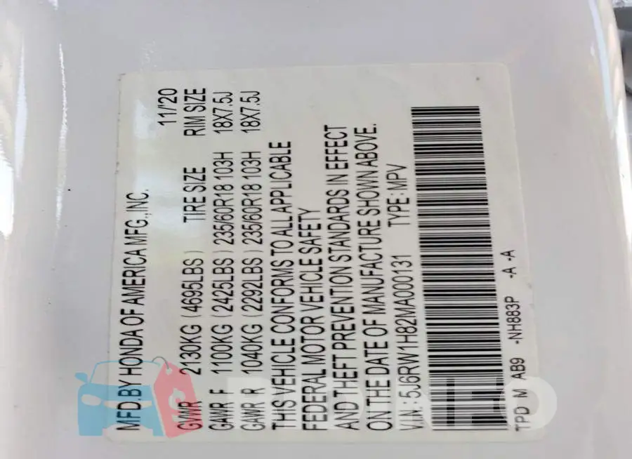 5J6RW1H82MA000131 Photo# 13