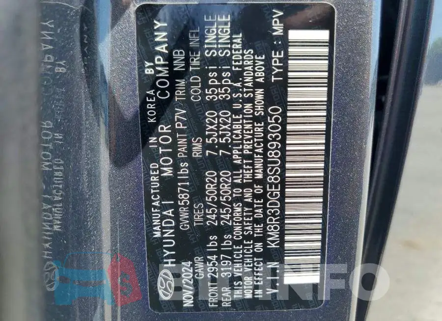 KM8R3DGE8SU893050 Photo# 14