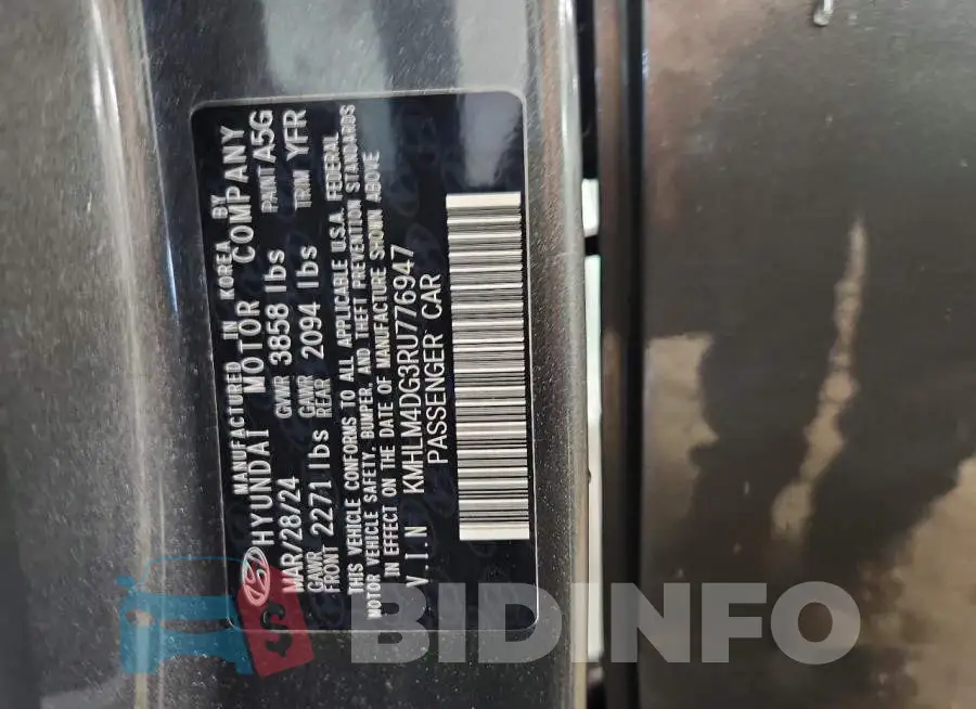KMHLM4DG3RU776947 Photo# 12