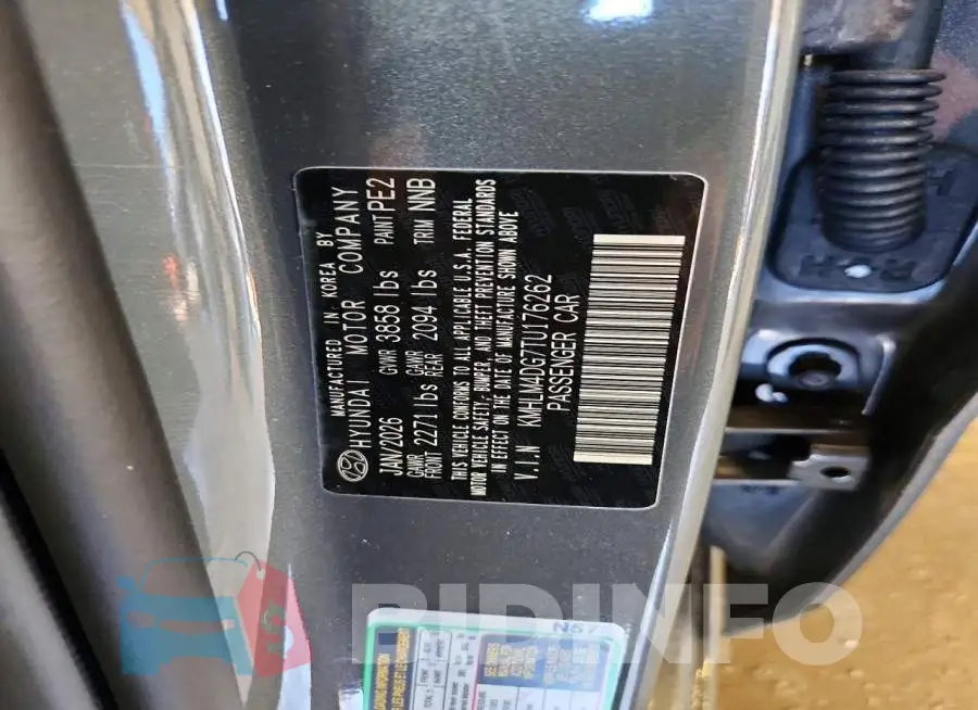 KMHLM4DG7TU176262 Photo# 12