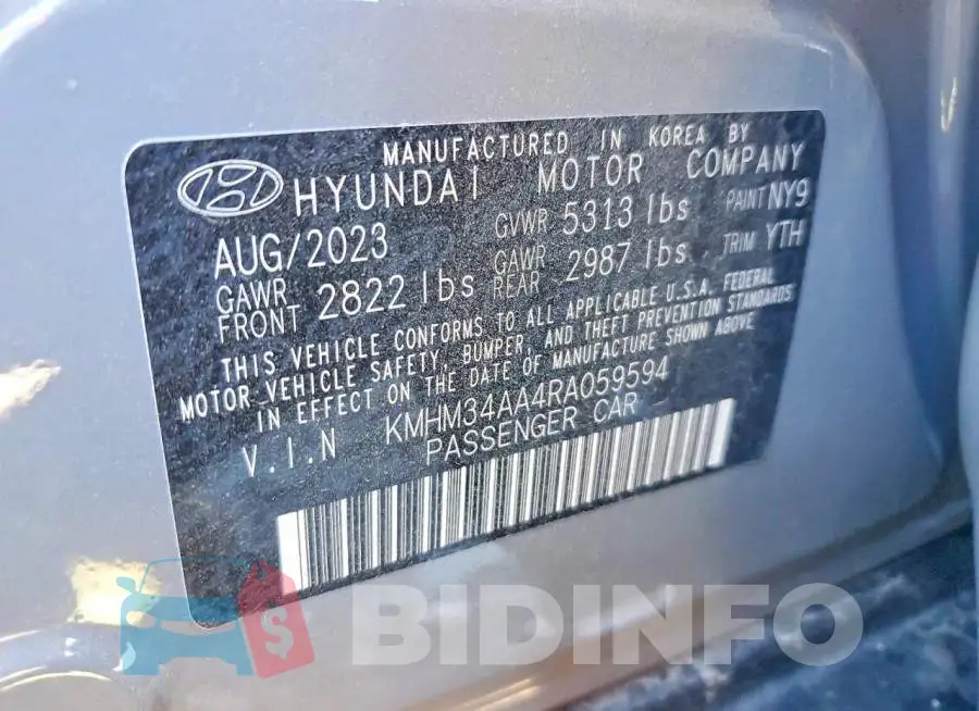 KMHM34AA4RA059594 Photo# 12