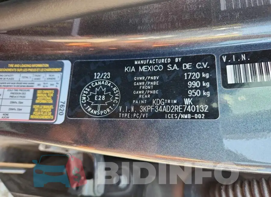 3KPF34AD2RE740132 Photo# 12