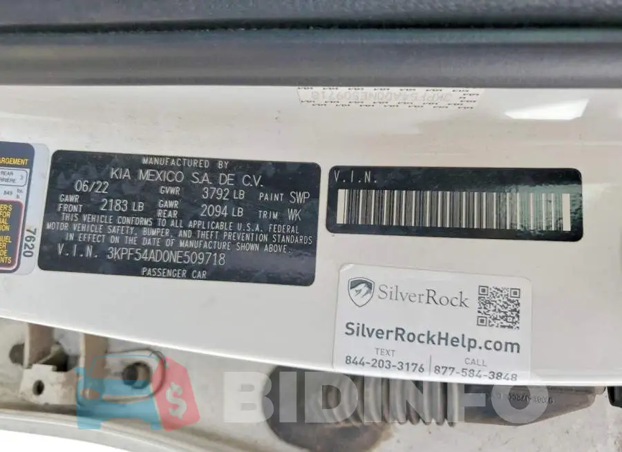 3KPF54AD0NE509718 Photo# 12
