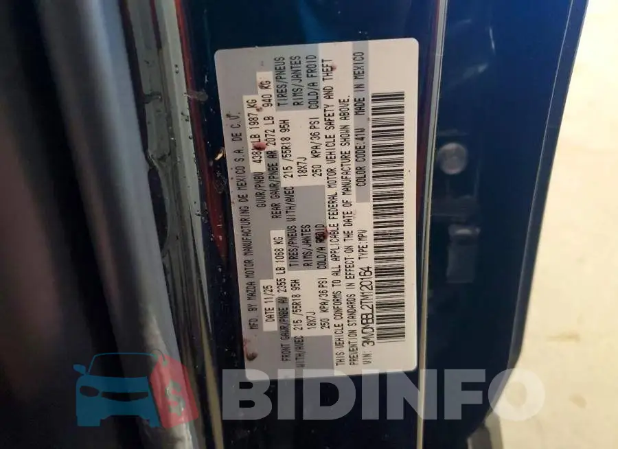 3MVDMBBL2TM120164 Photo# 14