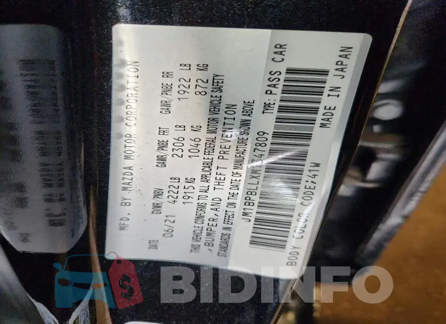 JM1BPBLLXM1347809 Photo# 12