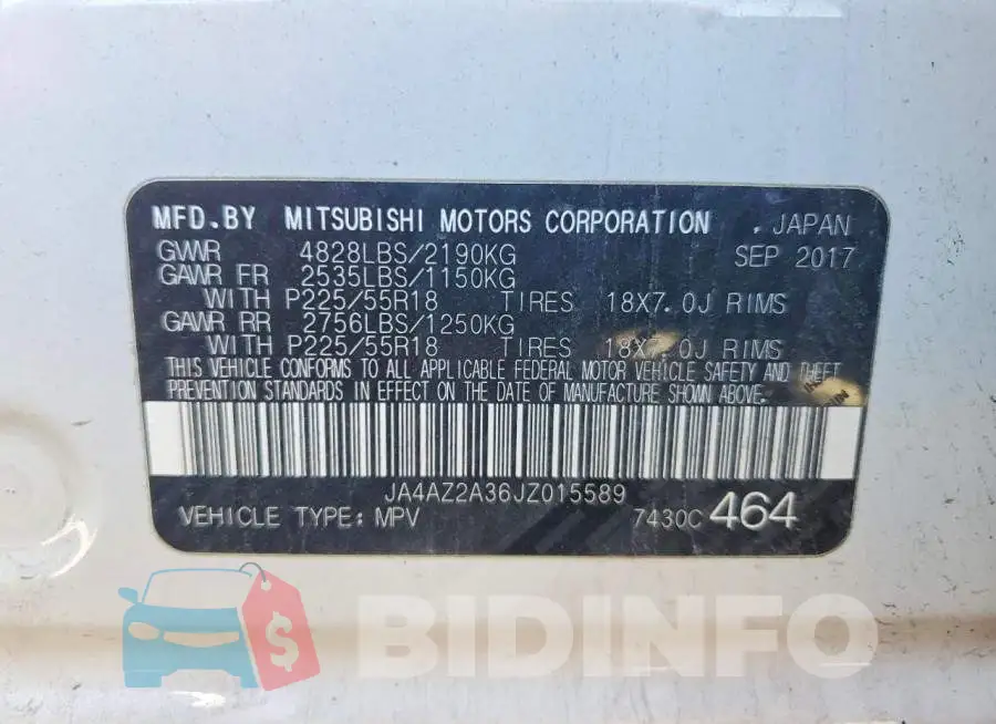 JA4AZ2A36JZ015589 Photo# 13