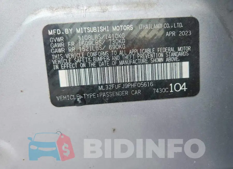 ML32FUFJ9PHF05616 Photo# 12