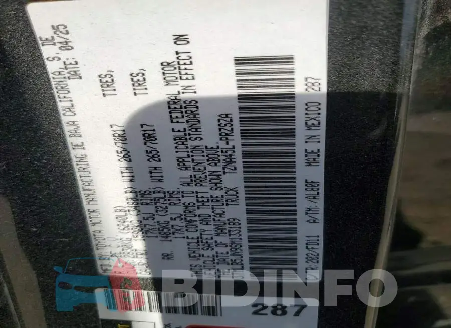 3TMLB5JN9SM133189 Photo# 13