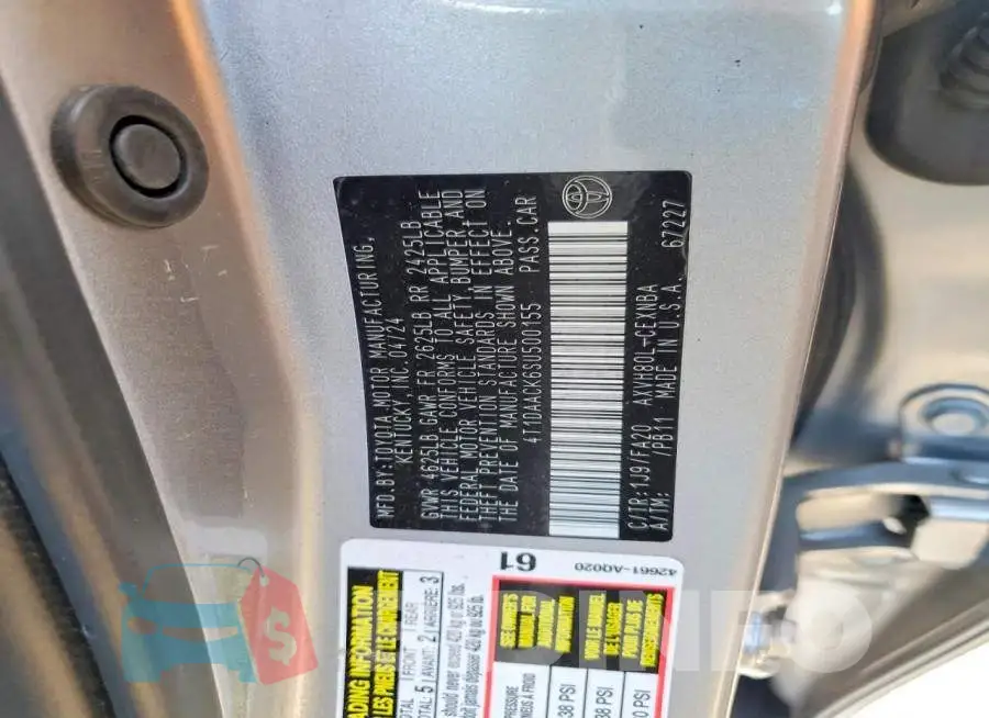 4T1DAACK6SU500155 Photo# 13