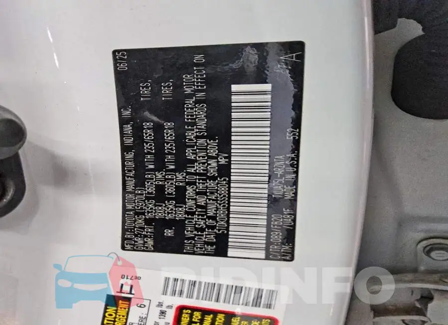 5TDKDRBH5SS588045 Photo# 12