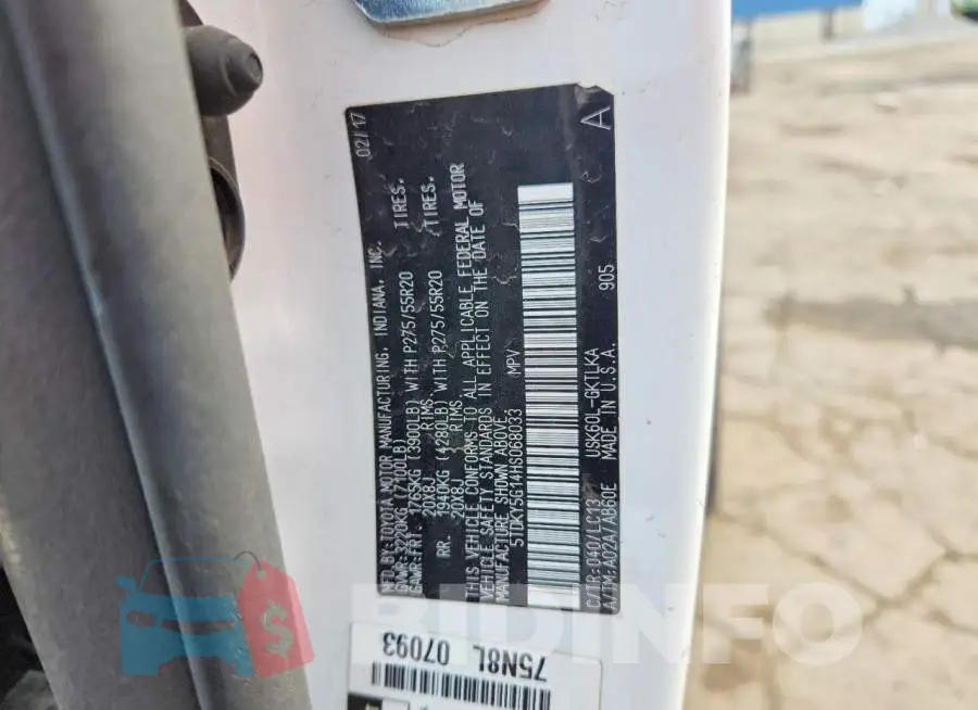 5TDKY5G14HS068033 Photo# 13