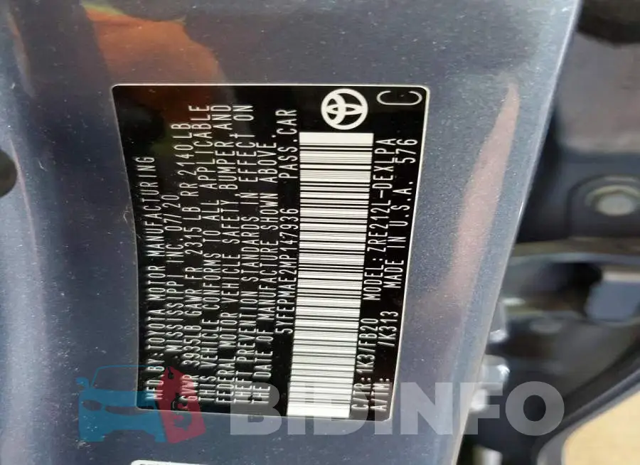 5YFEPMAE2MP147936 Photo# 12