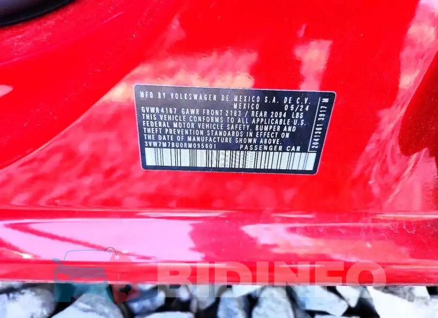 3VW7M7BU0RM095601 Photo# 12