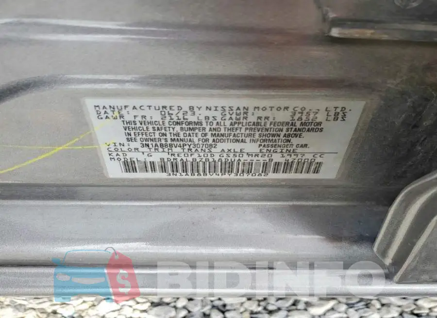 3N1AB8BV4PY307082 Photo# 13