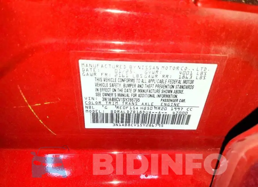 3N1AB8CV1SY286795 Photo# 12