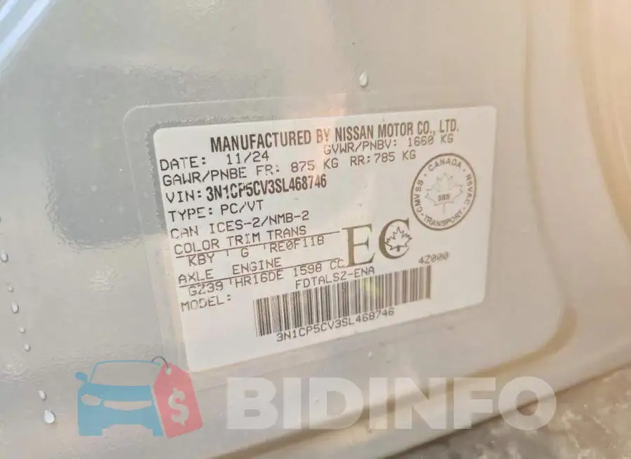 3N1CP5CV3SL468746 Photo# 13