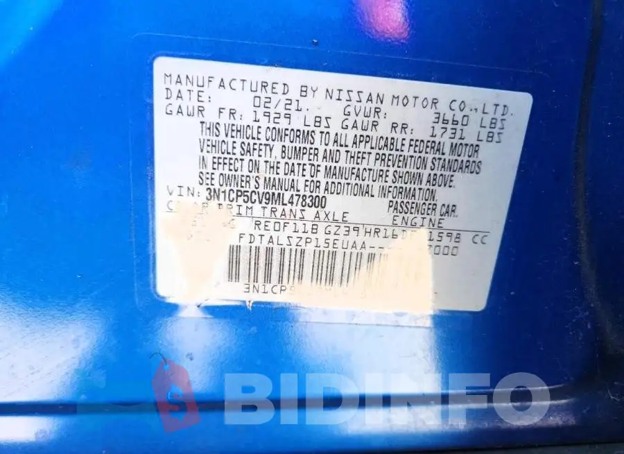 3N1CP5CV9ML478300 Photo# 12