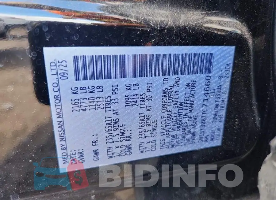 5N1BT3BB7TC714660 Photo# 12