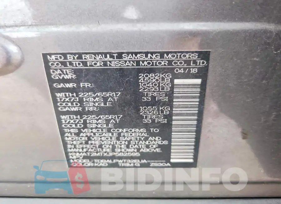 KNMAT2MTXJP582595 Photo# 13