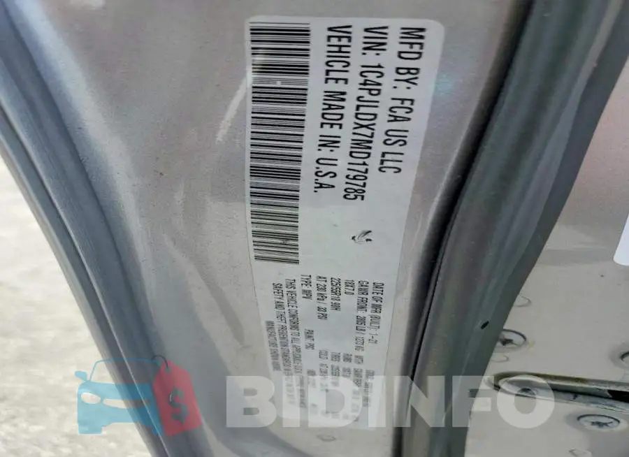 1C4PJLDX7MD179785 Photo# 13