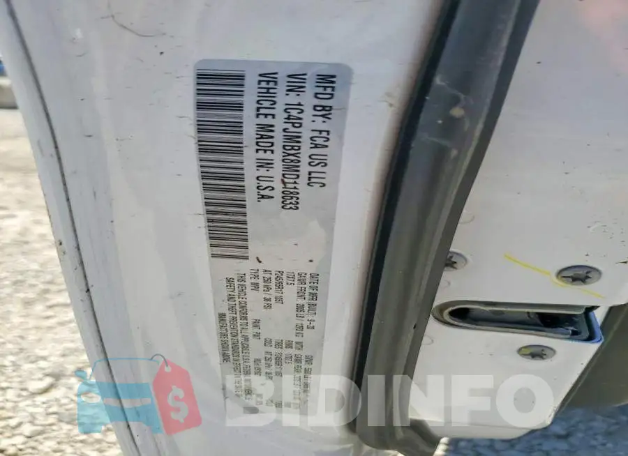 1C4PJMBX8MD118633 Photo# 14