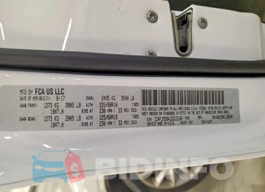 1C4PJMDB4JD513180 Photo# 13