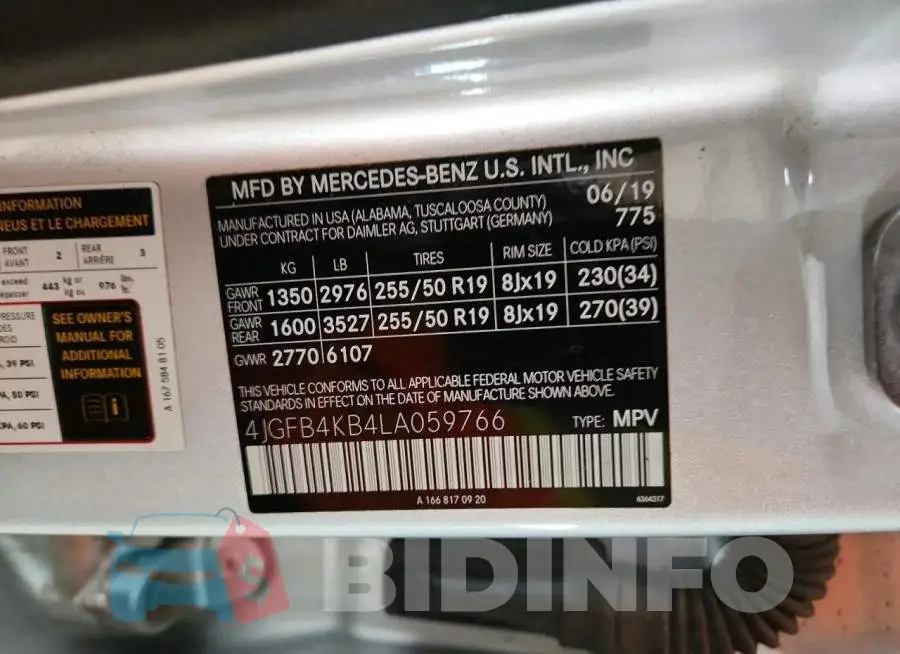 4JGFB4KB4LA059766 Photo# 13