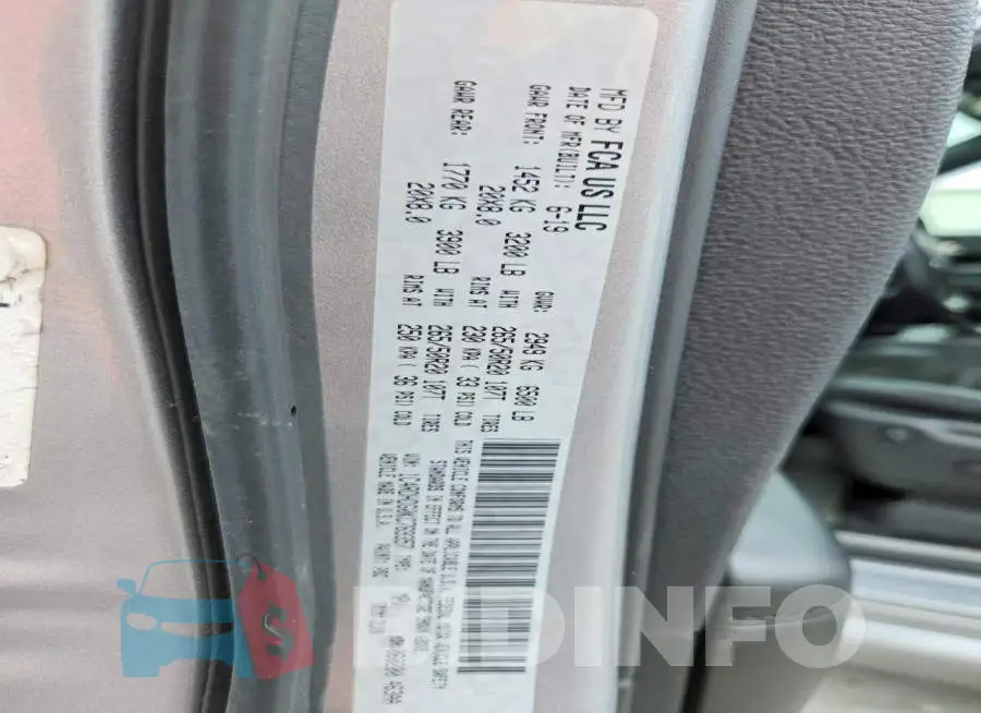 1C4RDHDG0KC769357 Photo# 13