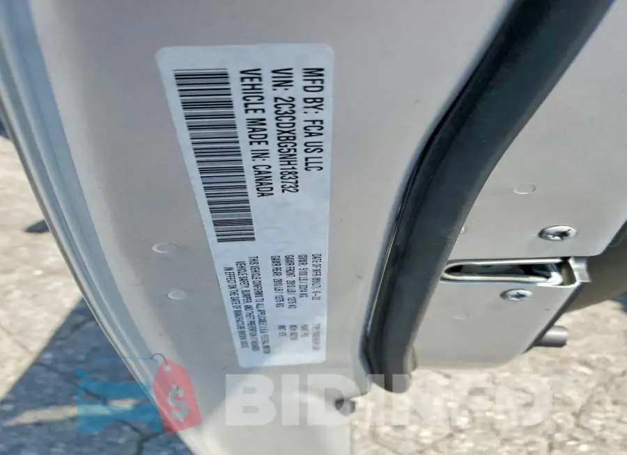 2C3CDXBG5NH183732 Photo# 12