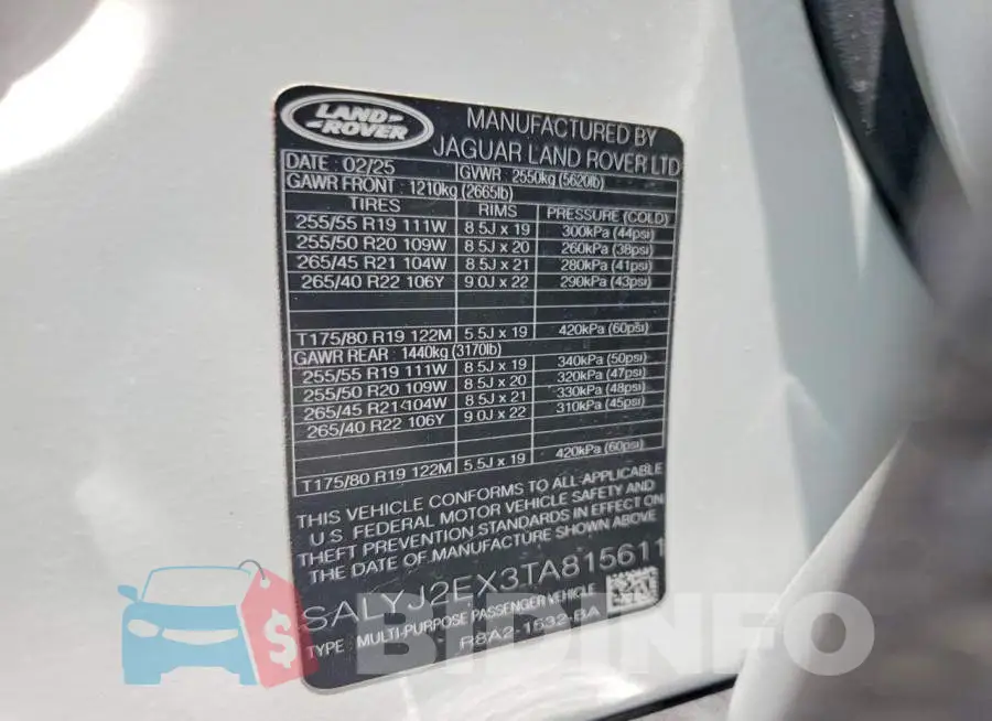 SALYJ2EX3TA815611 Photo# 13
